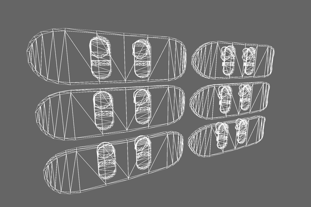 オリジナル3Dモデル「スノーボード」6色セット