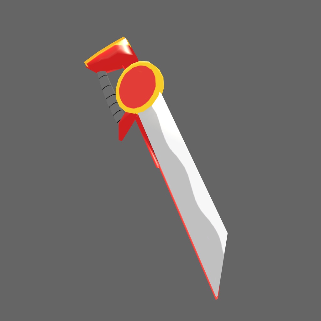 オリジナル3Dモデル「勇者の大剣」