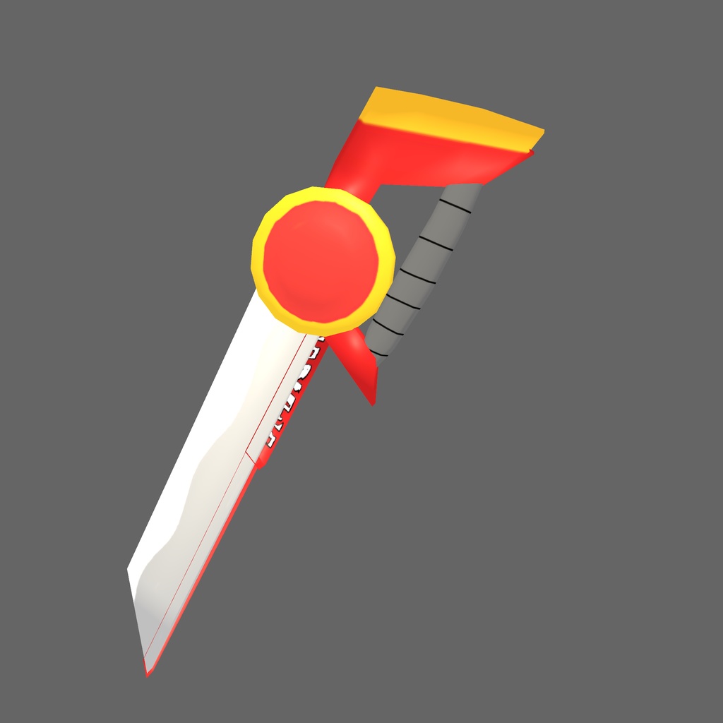 オリジナル3Dモデル「勇者の大剣」