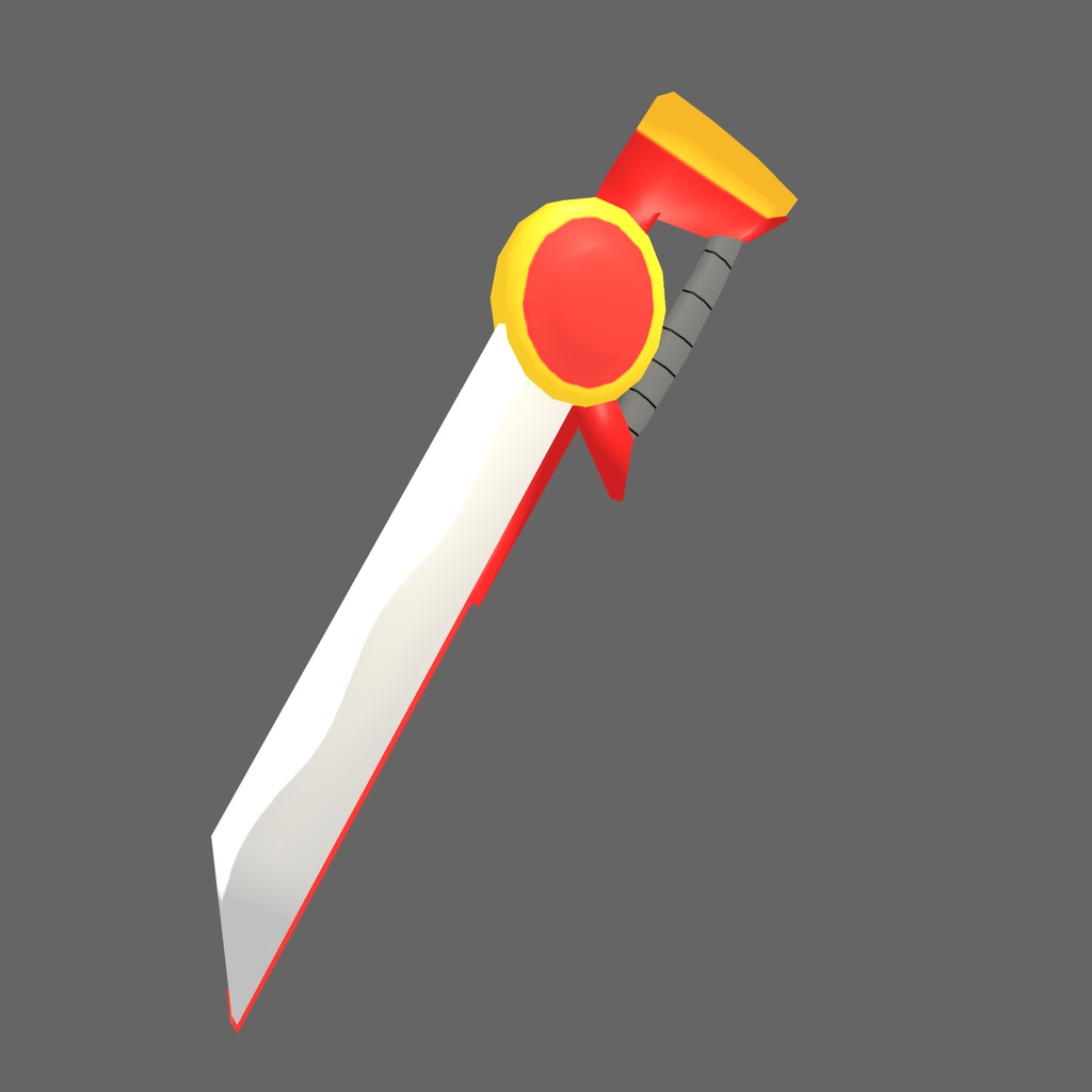 オリジナル3Dモデル「勇者の大剣」