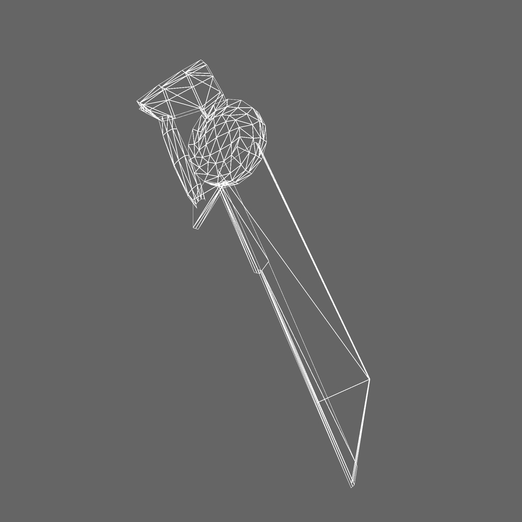 オリジナル3Dモデル「勇者の大剣」