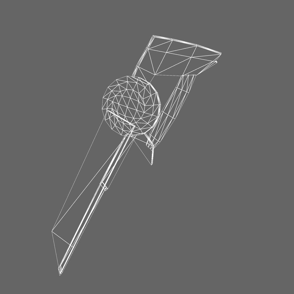 オリジナル3Dモデル「勇者の大剣」