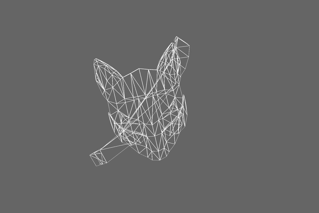 オリジナル3Dモデル「狐面・日本」