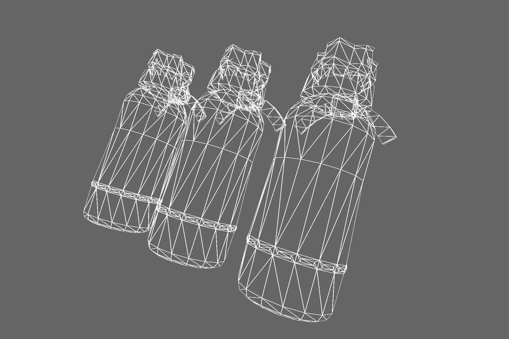 オリジナル3Dモデル「格闘サンドバッグ」3色セット