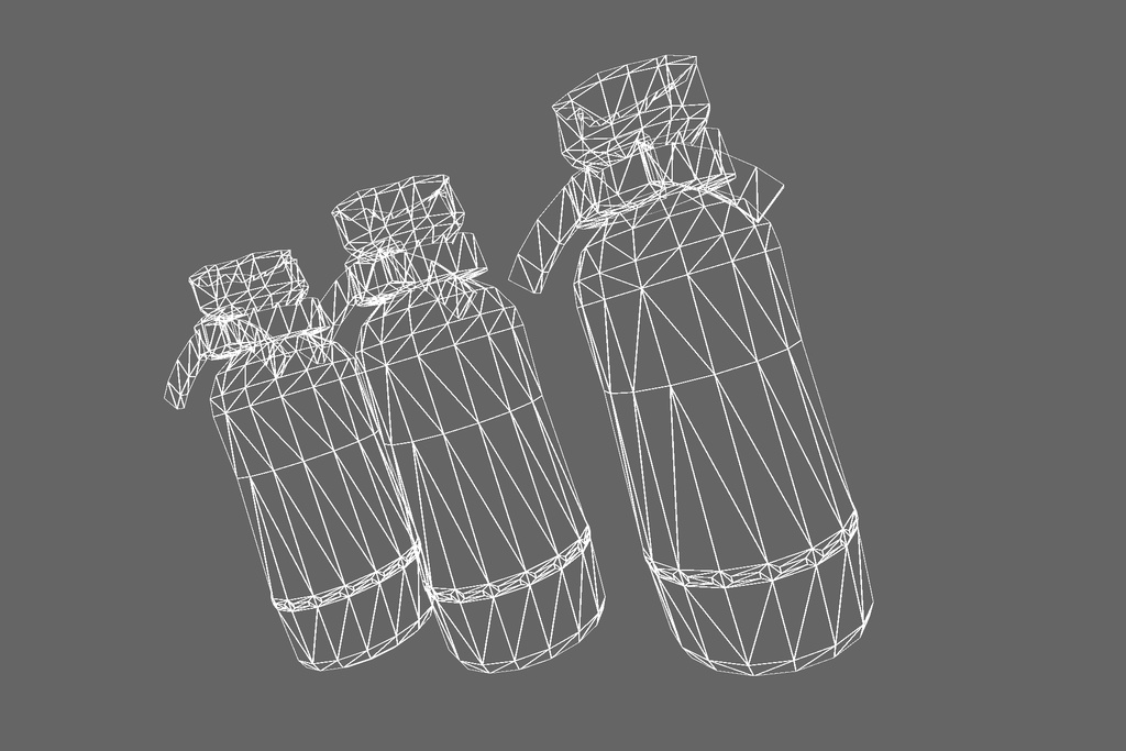 オリジナル3Dモデル「格闘サンドバッグ」3色セット