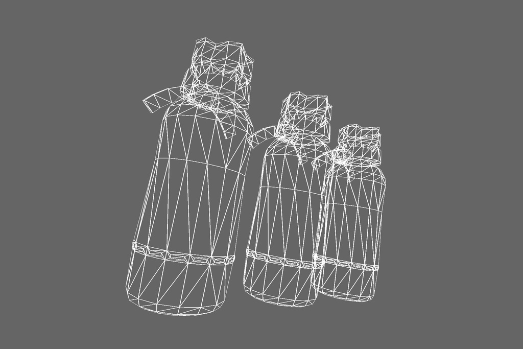 オリジナル3Dモデル「格闘サンドバッグ」3色セット