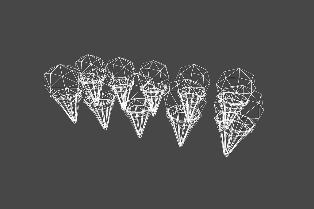 オリジナル3Dモデル「アイスクリームスタンド」