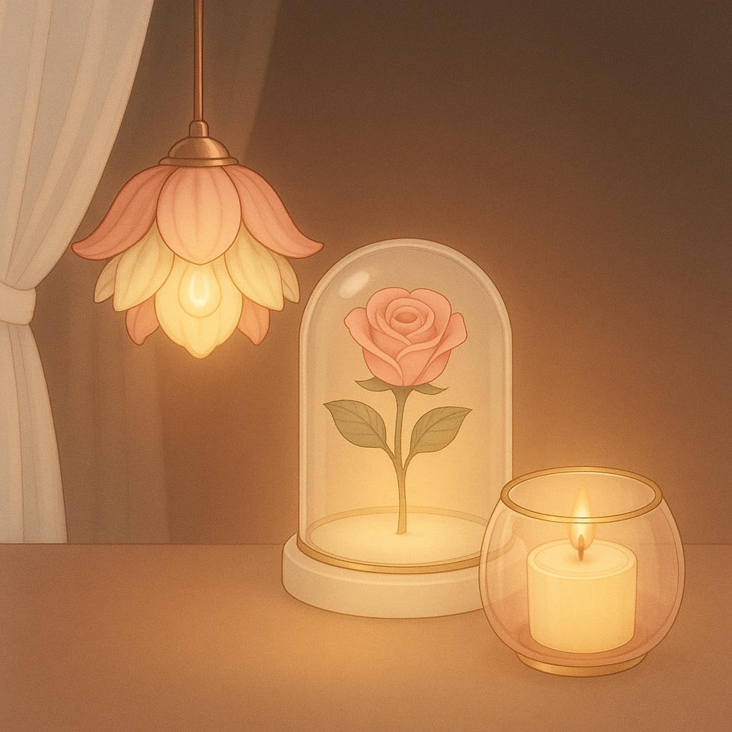 【背景素材】室内用ランプ【室内・装飾】