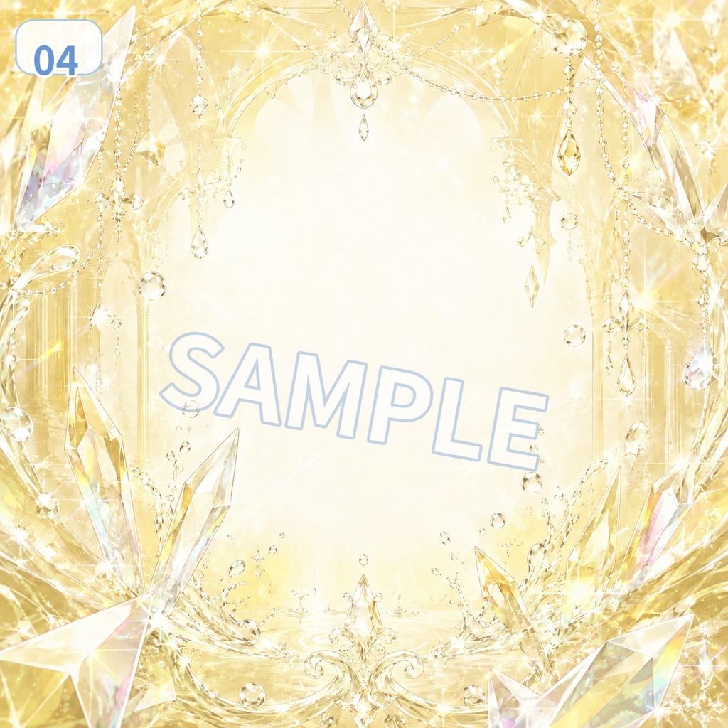 【無料配布】プリズムコート アイコン背景素材 6色セット【IRIAM・VTuber向け】