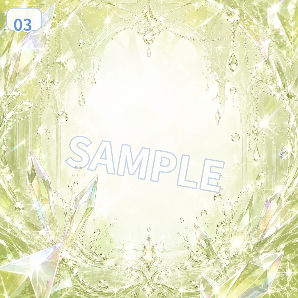 【無料配布】プリズムコート アイコン背景素材 6色セット【IRIAM・VTuber向け】