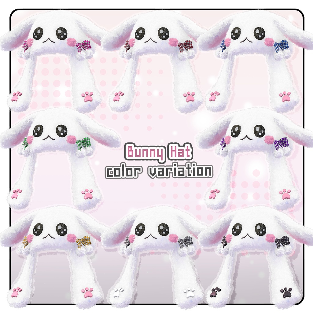🎁BlackFriday Sale ~12/13🎁✨Animation✨【♥Bunny Hat♥】 【18 Avatars】
