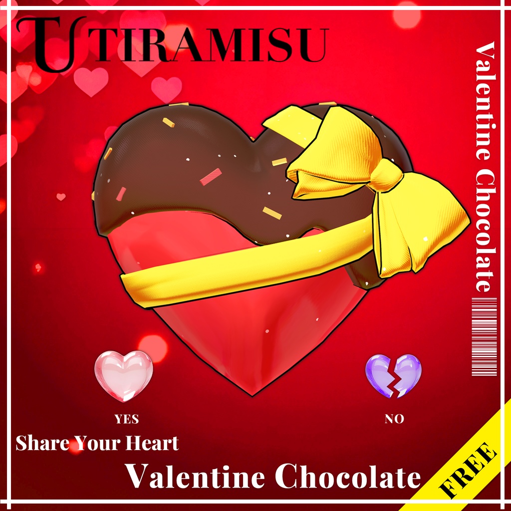 【1000THX】✨Animation✨【♥Valentine Chocolate♥】 【Free】