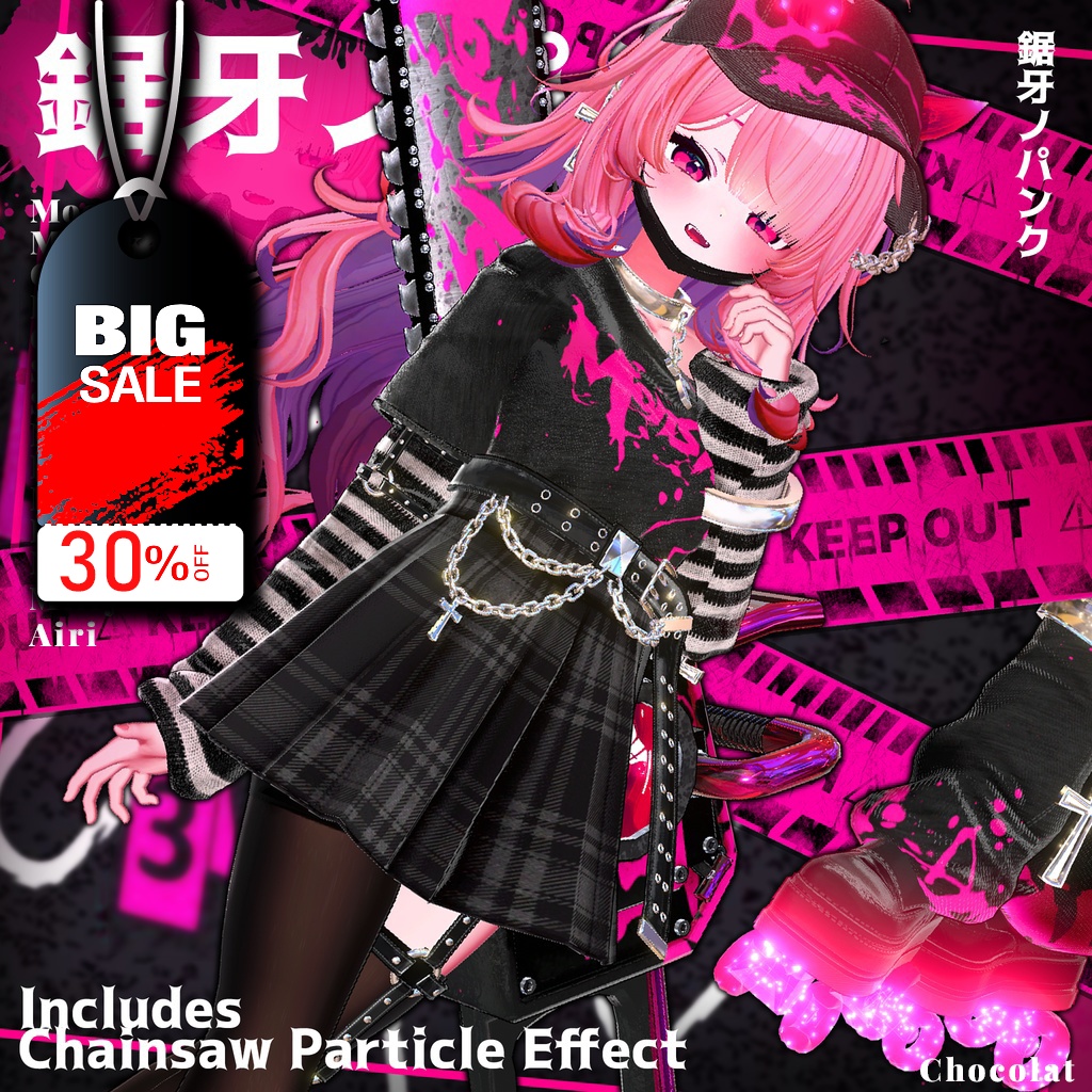 🎁5000 Follow Thx ~6/14🎁✨Animation✨【♥Punk Reaper♥】 【15avatars】