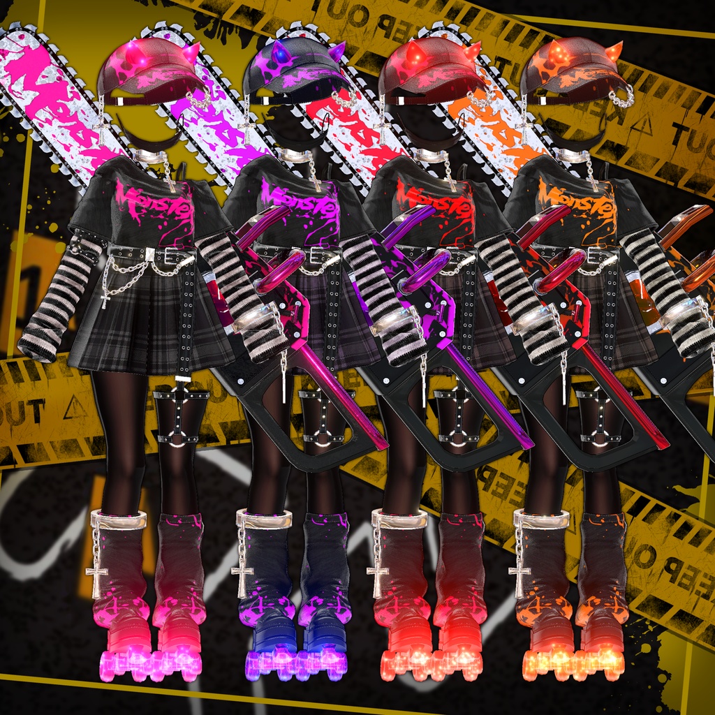 🎁BlackFriday Sale ~12/13🎁✨Animation✨【♥Punk Reaper♥】 【17 avatars】