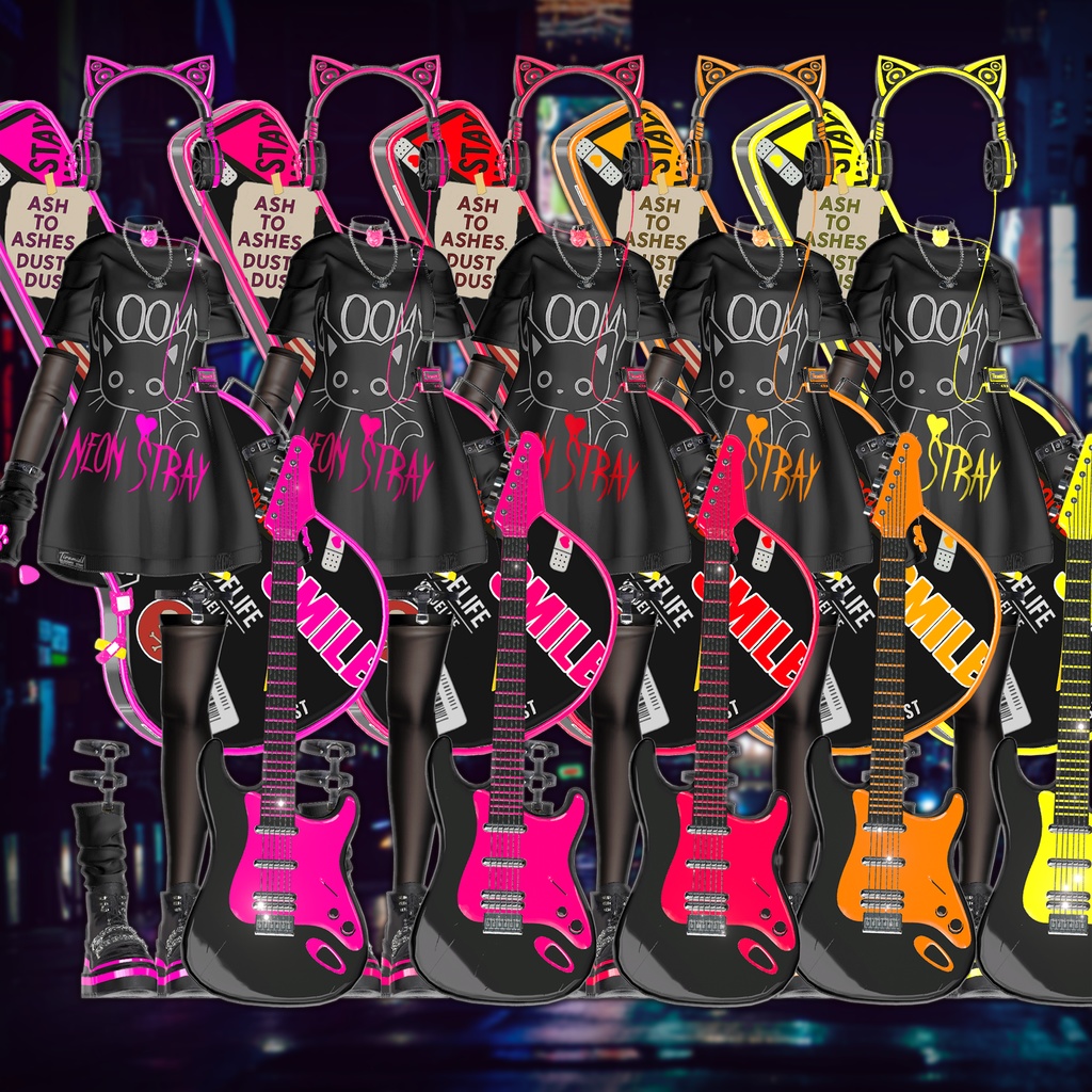 ✨Animation✨【♥Neon Stray♥】 【14 avatars】