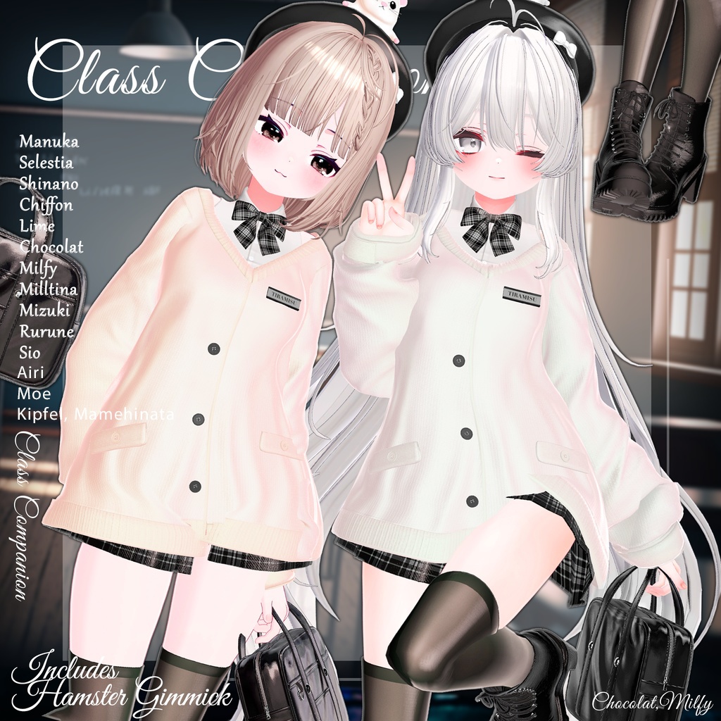 🎁Open Sale ~7/26🎁✨Animation✨【♥Class Companion♥】 【15 avatars】