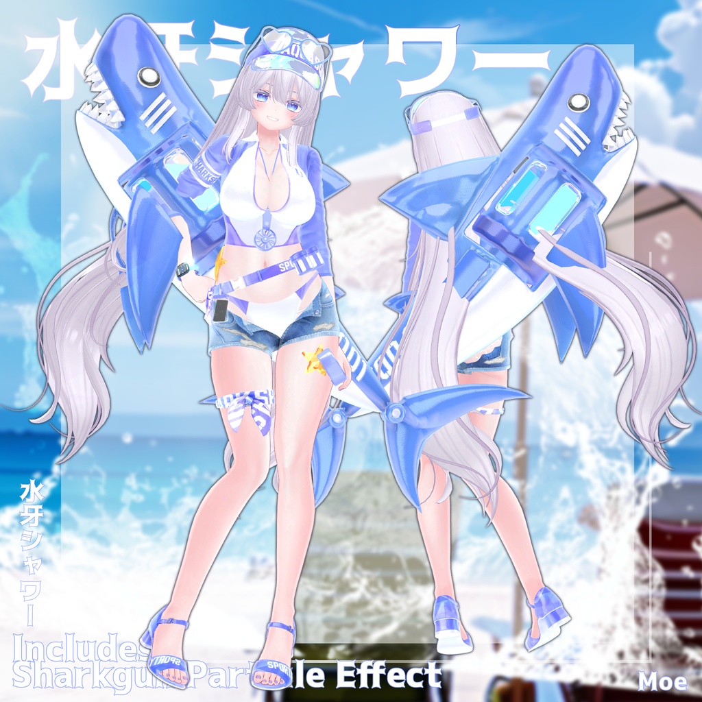 🎁BlackFriday Sale ~12/13🎁✨Animation✨ 【♥Shark Splash♥】 【15 avatars】