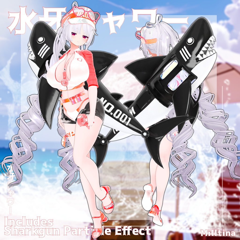 🎁BlackFriday Sale ~12/13🎁✨Animation✨ 【♥Shark Splash♥】 【15 avatars】