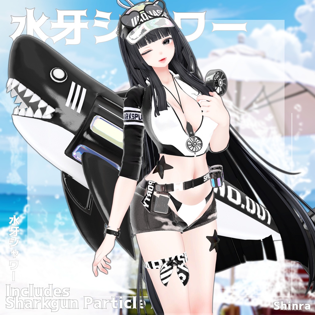 🎁BlackFriday Sale ~12/13🎁✨Animation✨ 【♥Shark Splash♥】 【15 avatars】