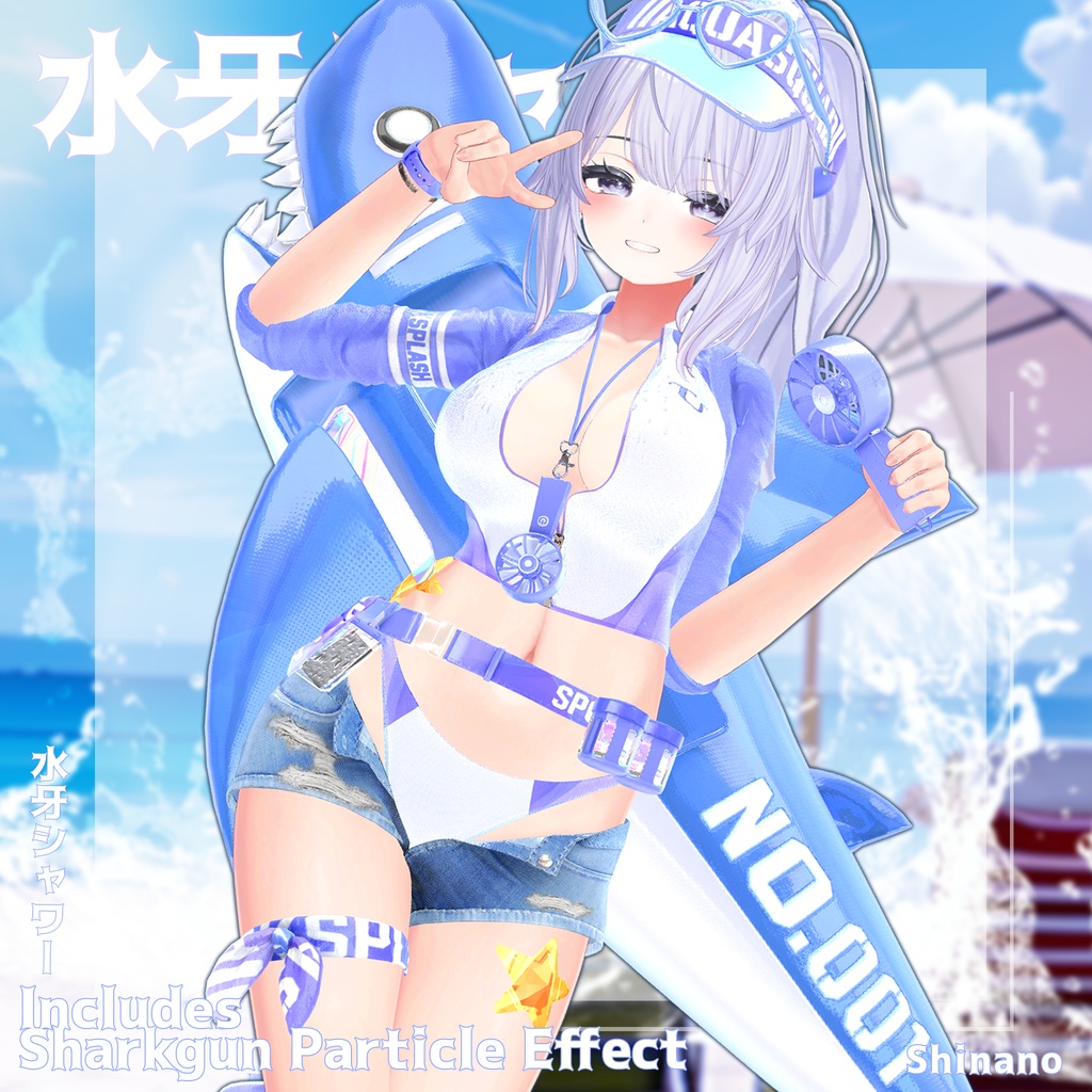 🎁BlackFriday Sale ~12/13🎁✨Animation✨ 【♥Shark Splash♥】 【15 avatars】