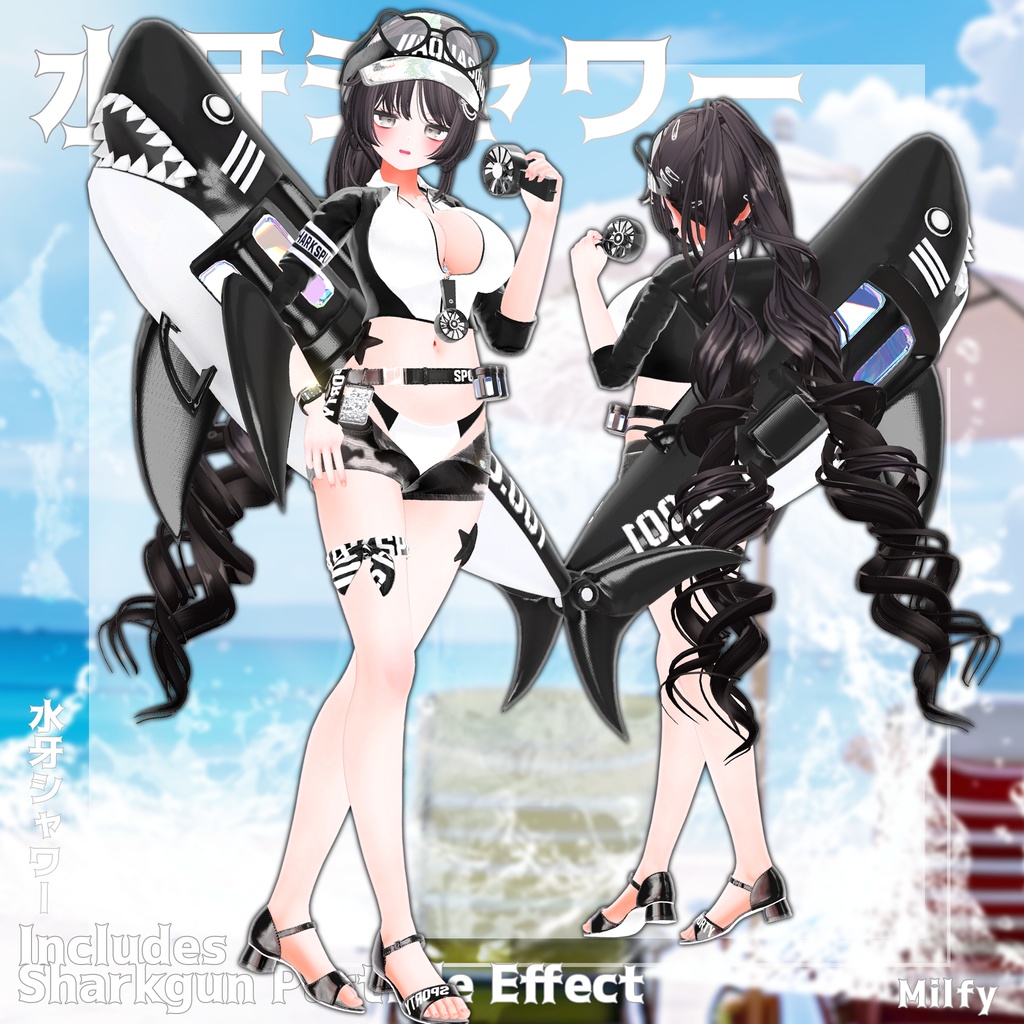 🎁BlackFriday Sale ~12/13🎁✨Animation✨ 【♥Shark Splash♥】 【15 avatars】