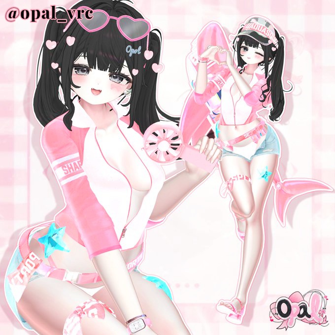 🎁BlackFriday Sale ~12/13🎁✨Animation✨ 【♥Shark Splash♥】 【15 avatars】