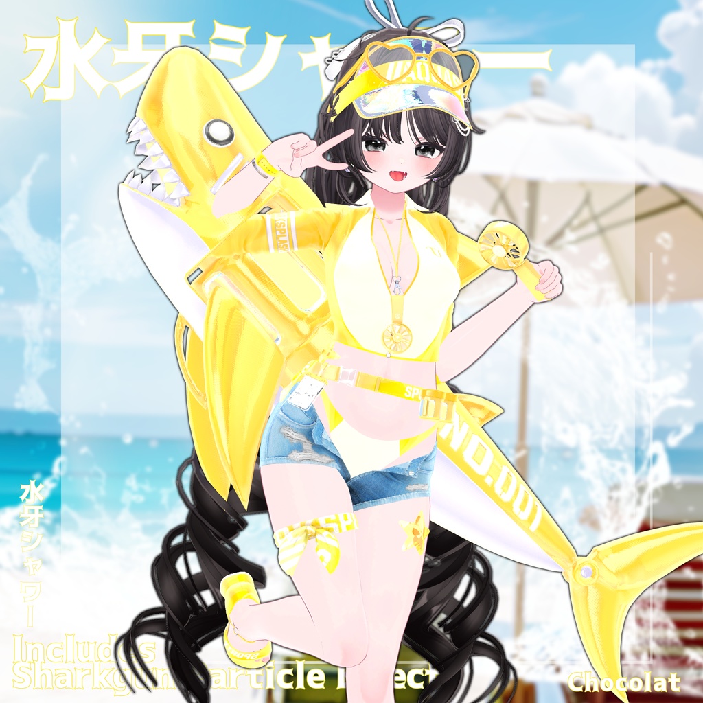 🎁BlackFriday Sale ~12/13🎁✨Animation✨ 【♥Shark Splash♥】 【15 avatars】