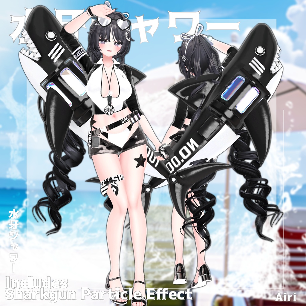 🎁BlackFriday Sale ~12/13🎁✨Animation✨ 【♥Shark Splash♥】 【15 avatars】