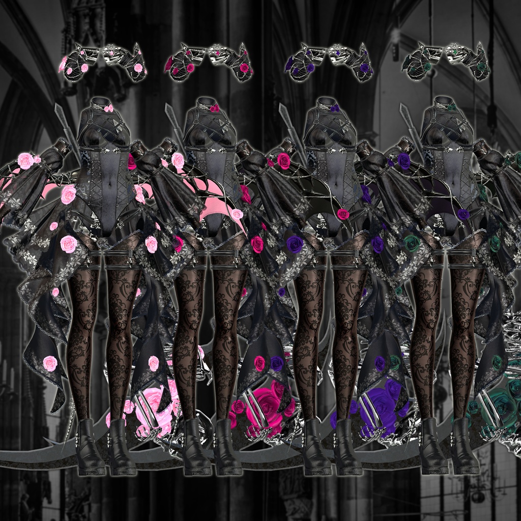 ✨Animation✨ 【♥Requiem Of Roses♥】 【17 avatars】