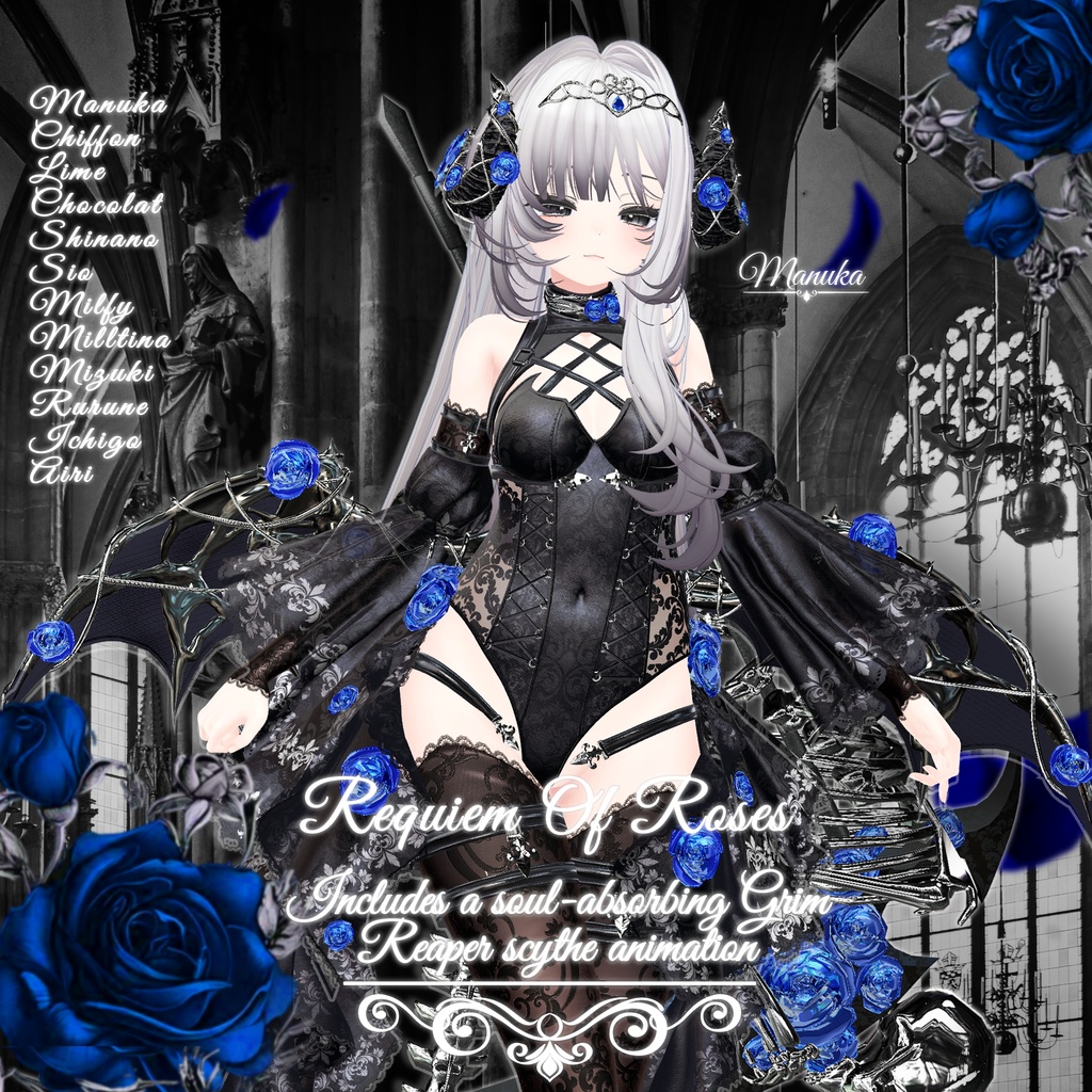 🎁Open Sale ～10/18🎁✨Animation✨ 【♥Requiem Of Roses♥】 【12 avatars (Update Planned to be 14)】