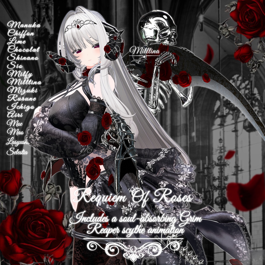 ✨Animation✨ 【♥Requiem Of Roses♥】 【17 avatars】