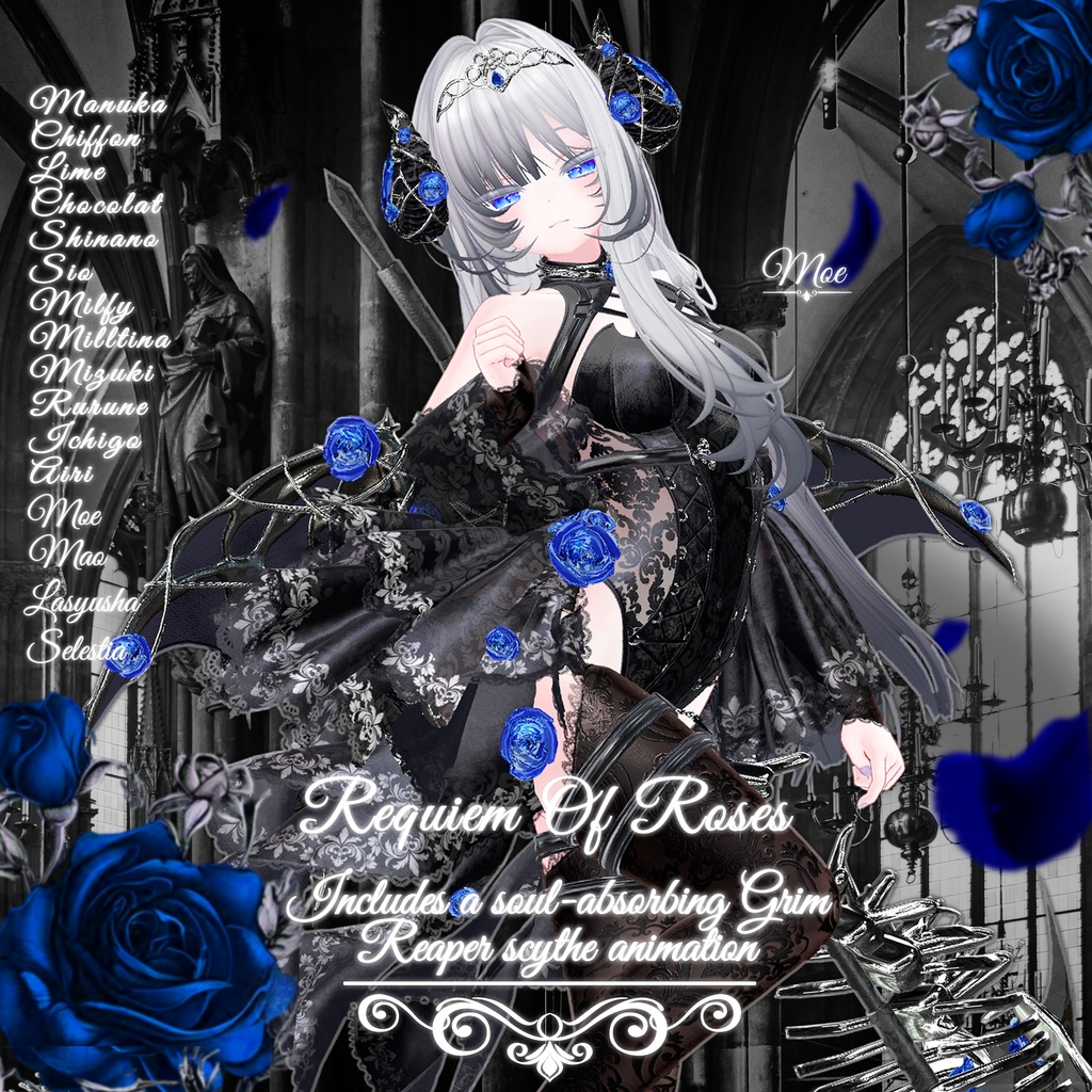 🎁OPEN SALE🎁UPDATE Moe, Selestia, Mao, Lasyusha 【♥Requiem Of Roses♥】