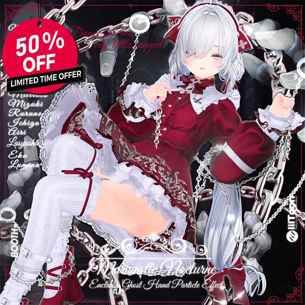 🎁20K Follower Sale ~4/31🎁✨Animation✨ 【♥Marionette Nocturne♥】 【18 avatars】