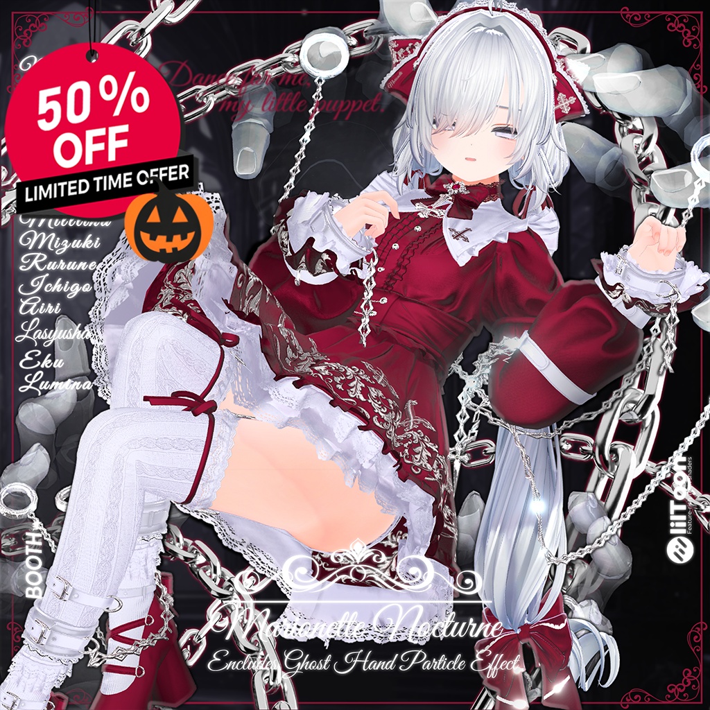 🎃Halloween Sale ~11/7🎃(50%)✨Animation✨ 【♥Marionette Nocturne♥】 【18 avatars】