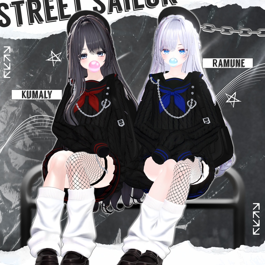 🎁Open Sale ~02/28🎁✨Animation✨【♥Street Sailor♥】 【20 avatars】