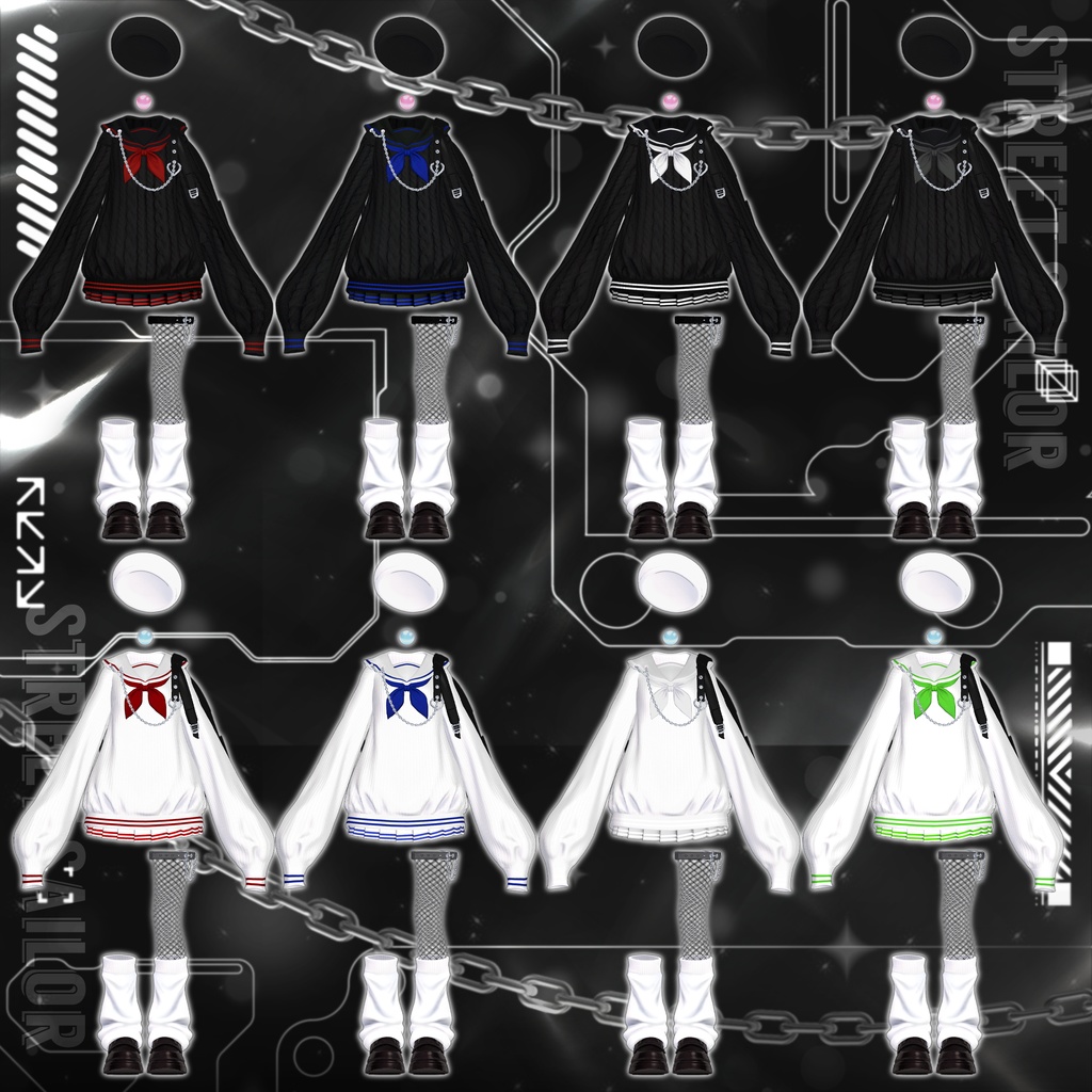 🎁Open Sale ~02/28🎁✨Animation✨【♥Street Sailor♥】 【20 avatars】