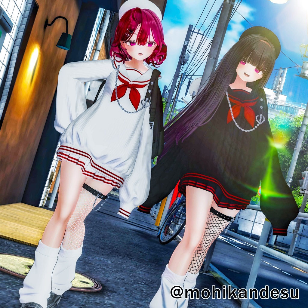 🎁Open Sale ~02/28🎁✨Animation✨【♥Street Sailor♥】 【20 avatars】