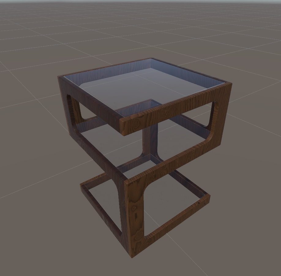 キューブ型サイドテーブル