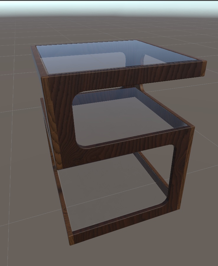 キューブ型サイドテーブル