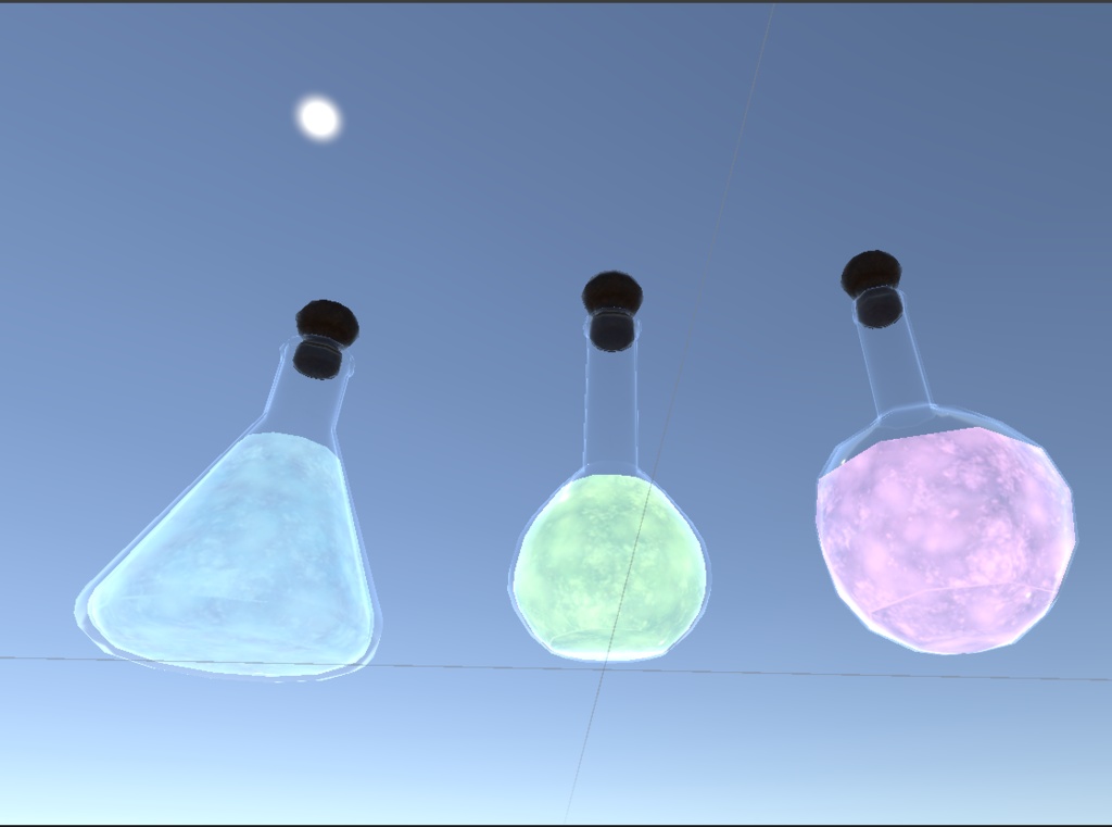 魔女のフラスコ三点セット