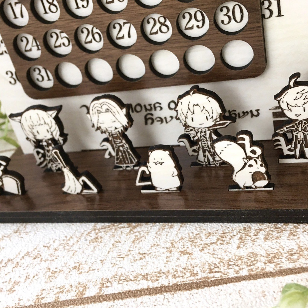 暁の血盟 木製万年カレンダー【注意必読】