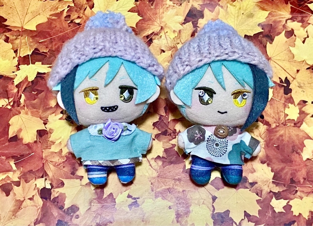 10cm用 ぬい帽子 双子セット