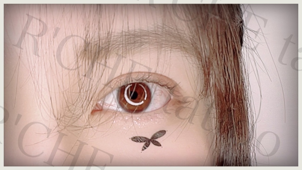 eye.01.Butterfly／タトゥーシール