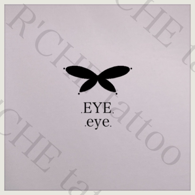 eye.01.Butterfly/タトゥーシール