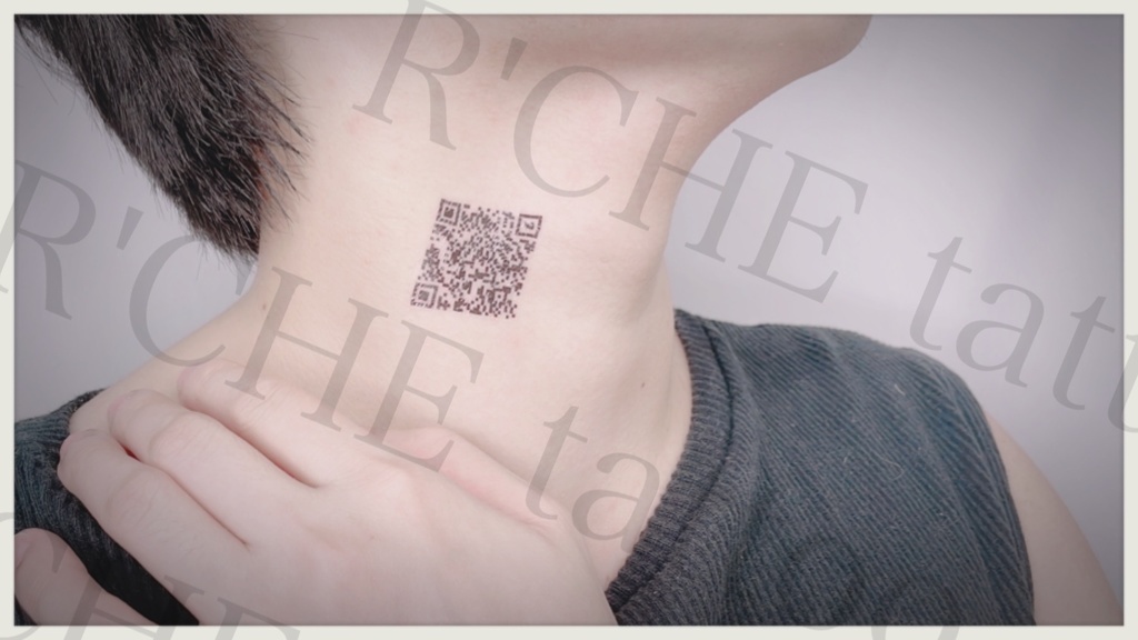 QRcode.01 ／ タトゥーシール