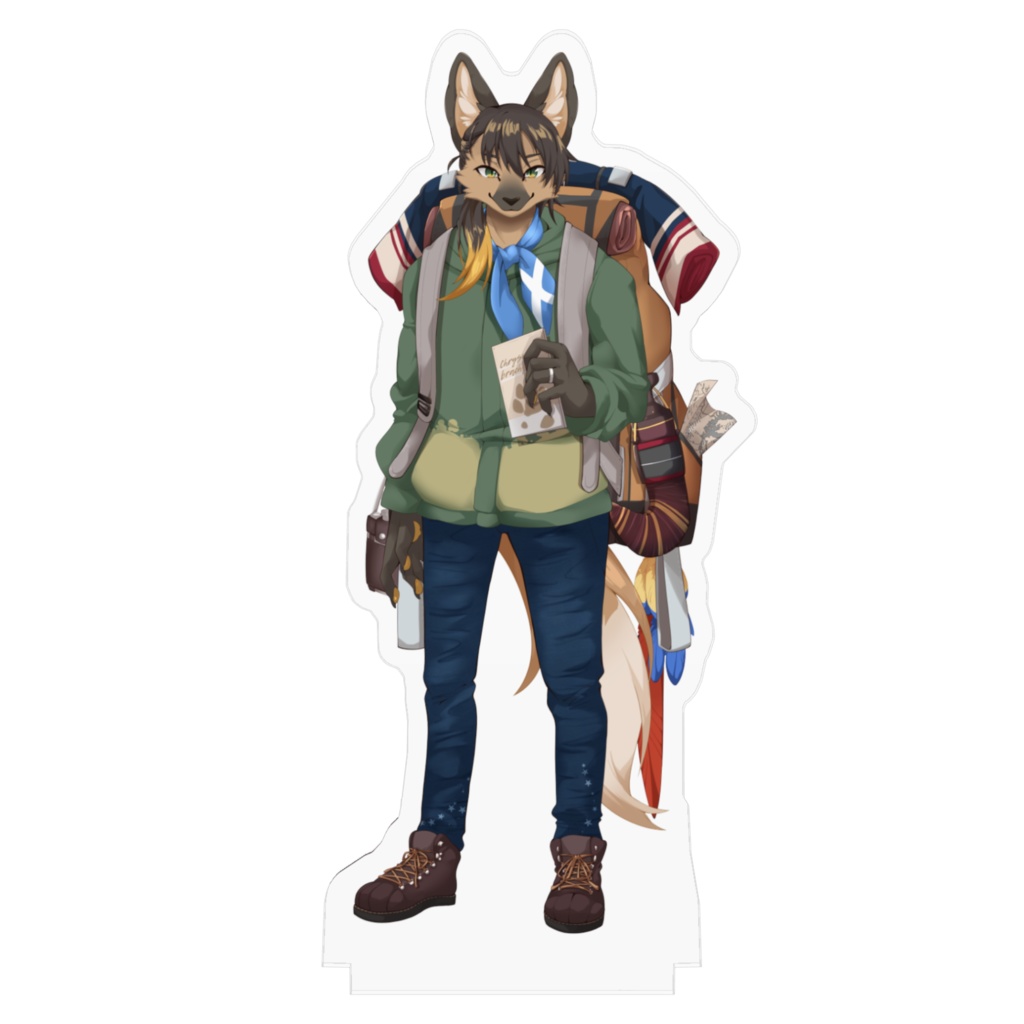 行李ちるアクリルスタンド バックパッカーver