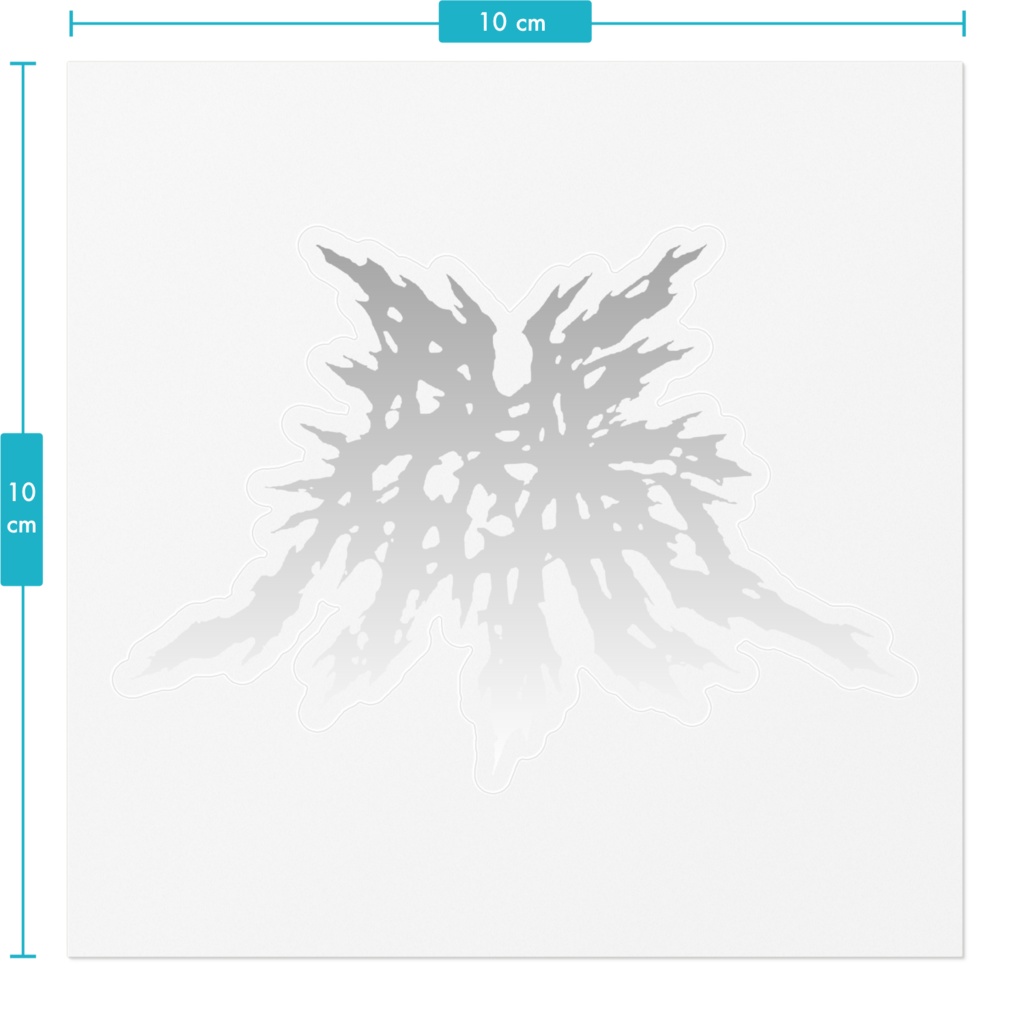 Bue Mogari ロゴステッカー