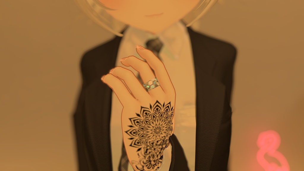 HexagonRing【VRChat想定】【無料】