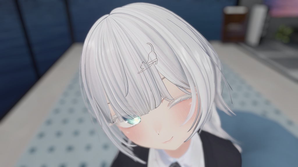 【無料】withAnimals【ヘアピン】【VRChat想定】【全4種4色】