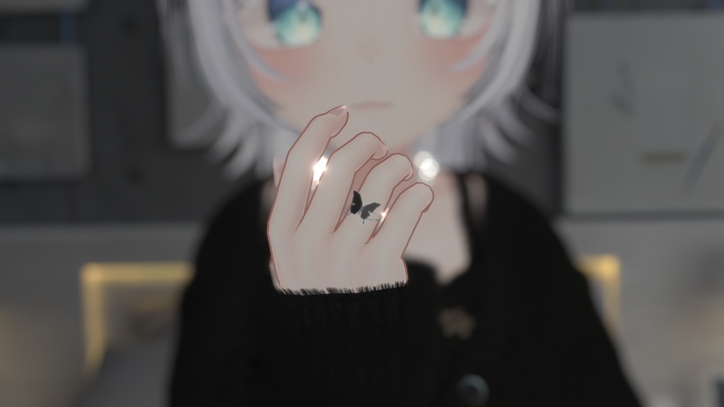 【全3種アクセサリー】-彩蝶-saicho【VRChat想定】【全4色】